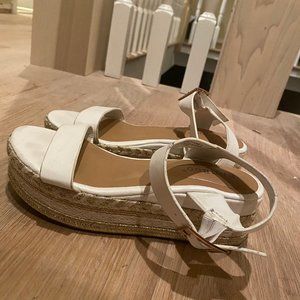 White Platform Sandals